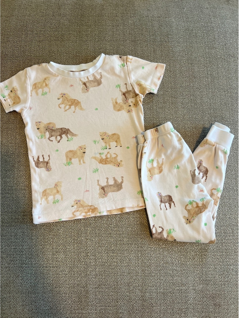 Burt’s Bees Pony Pajama Set